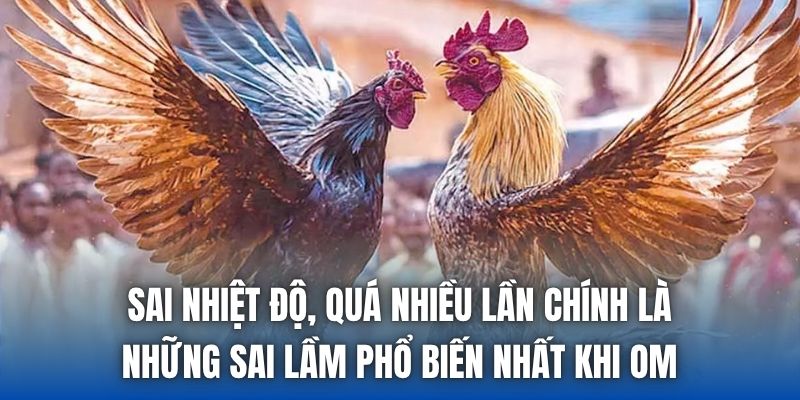 Sai nhiệt độ, quá nhiều lần chính là những sai lầm phổ biến nhất khi om